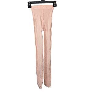 NWOT Pink Dance Tights Women’s LA/XLA Ballet Performance Footed Stretch